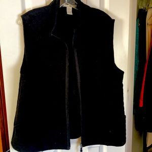 Black quilted vest by Two Dog Island